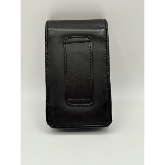 Nikon Coolpix Black Leather Camera Case Magnetic Closure Belt Loop - Picture 2 of 5